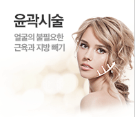 윤곽시술 - 얼굴의 불필요한 근육과 지방 빼기
